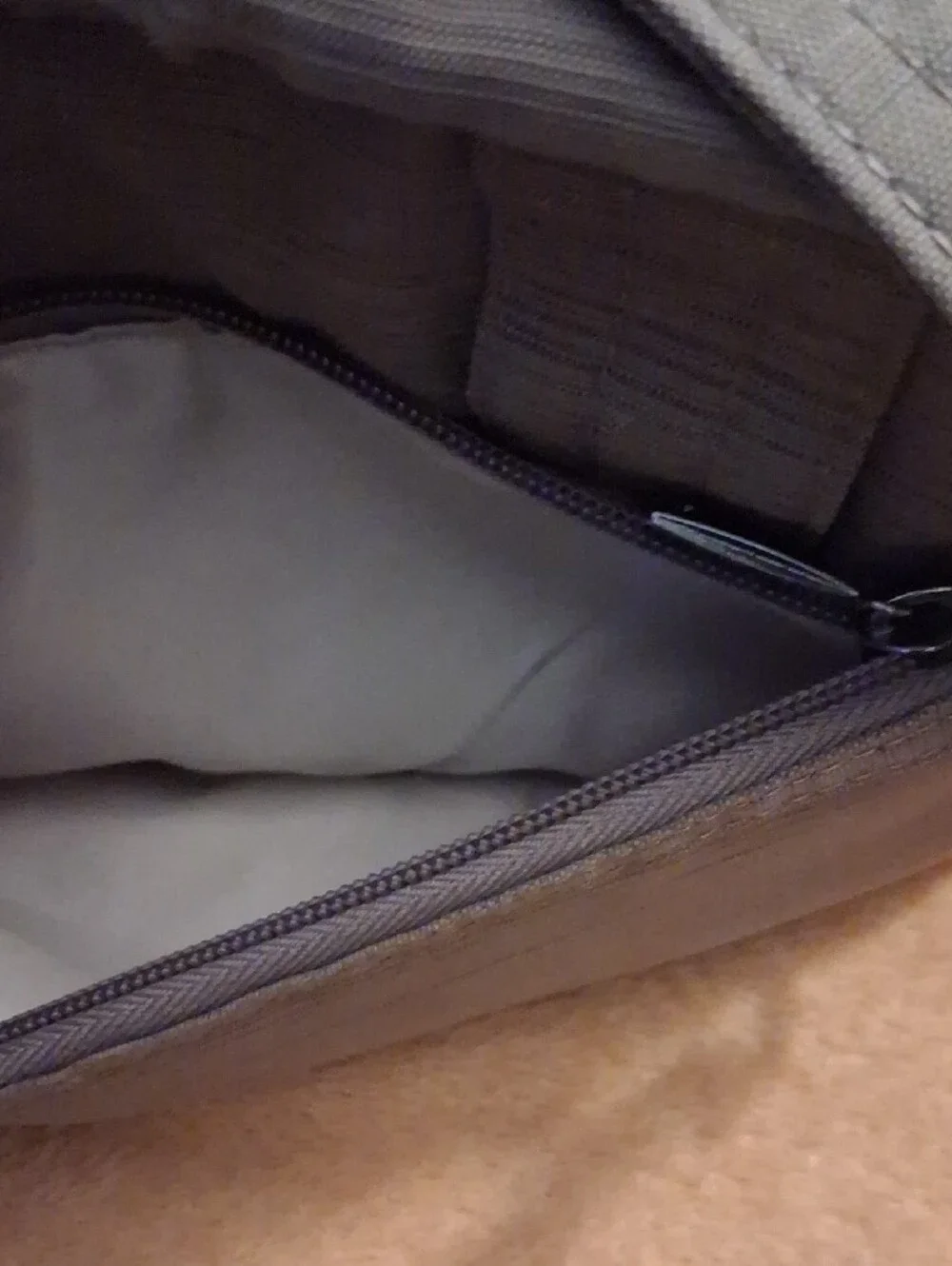 lug Quilted Belt Bag in Gray